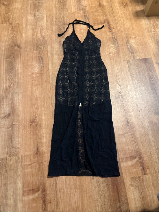 Guess Dresses & Skirts - Guess Black Lace Halter Maxi Dress